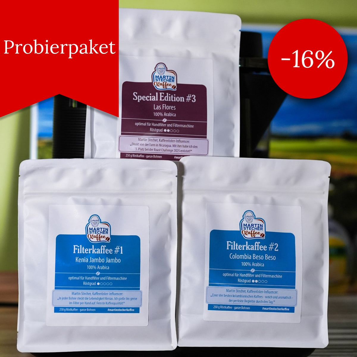 Filterkaffee Premium Probierpaket