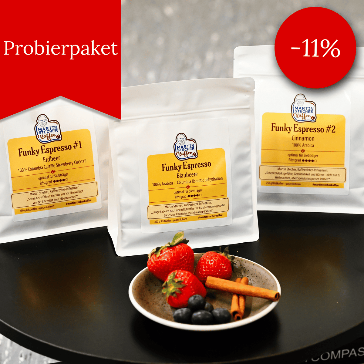 Funky Espresso Tasting Paket